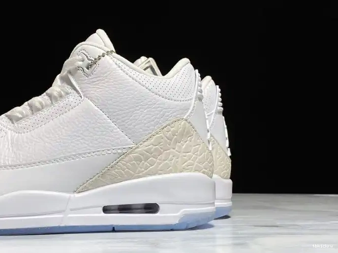 Rep TBK 3 136064-111 White Retro Triple Jordan Air 0610